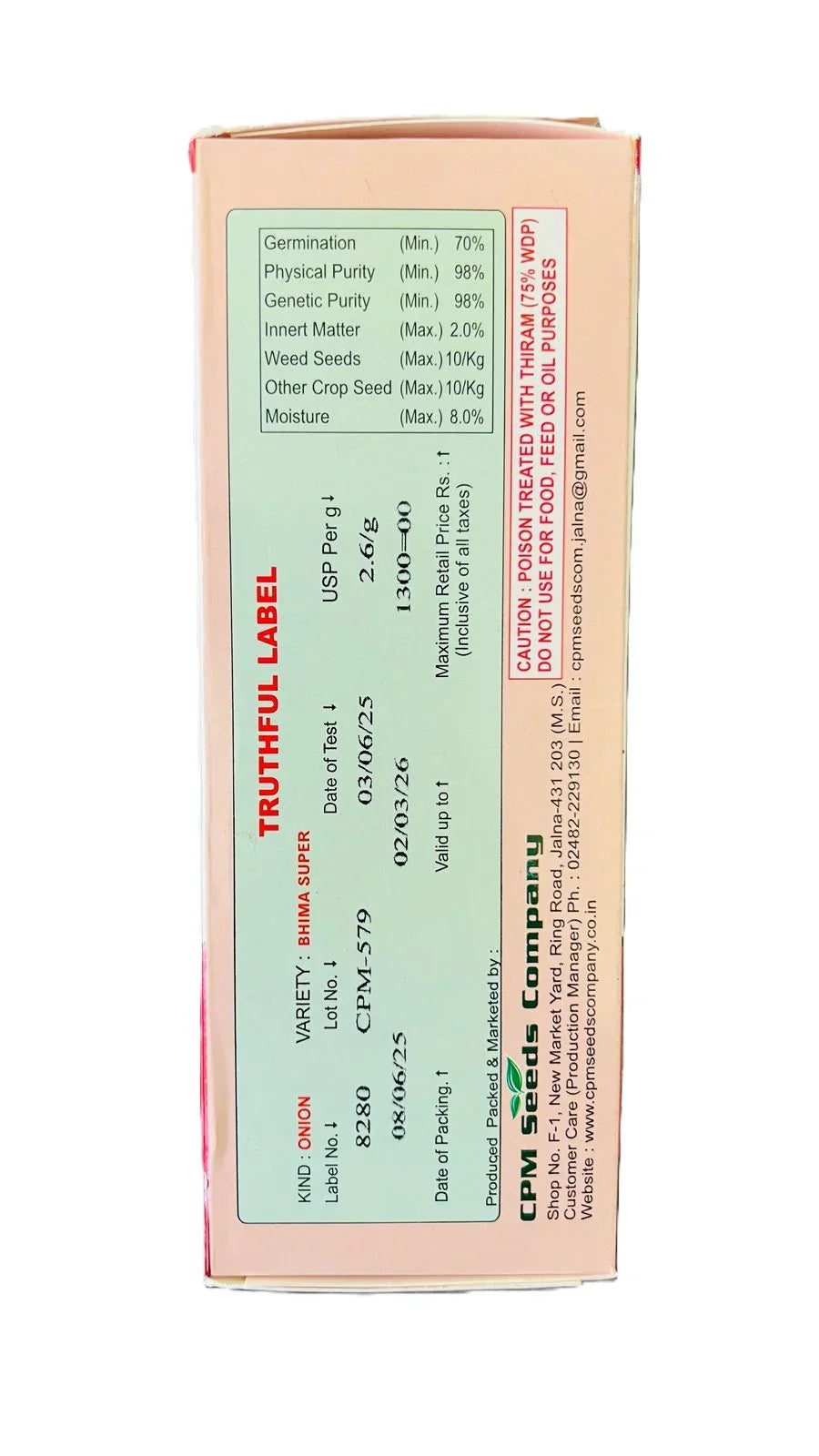 BHIMA SUPER - EARLY RED ONION SEEDS
