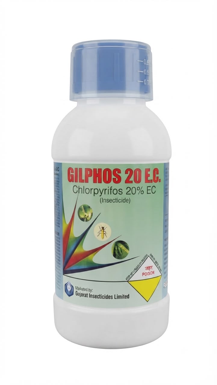 Gilphos - Chlorpyrifos 20% - Gujrat Insecticides Limited - Subsidiary Gharda Chemicals