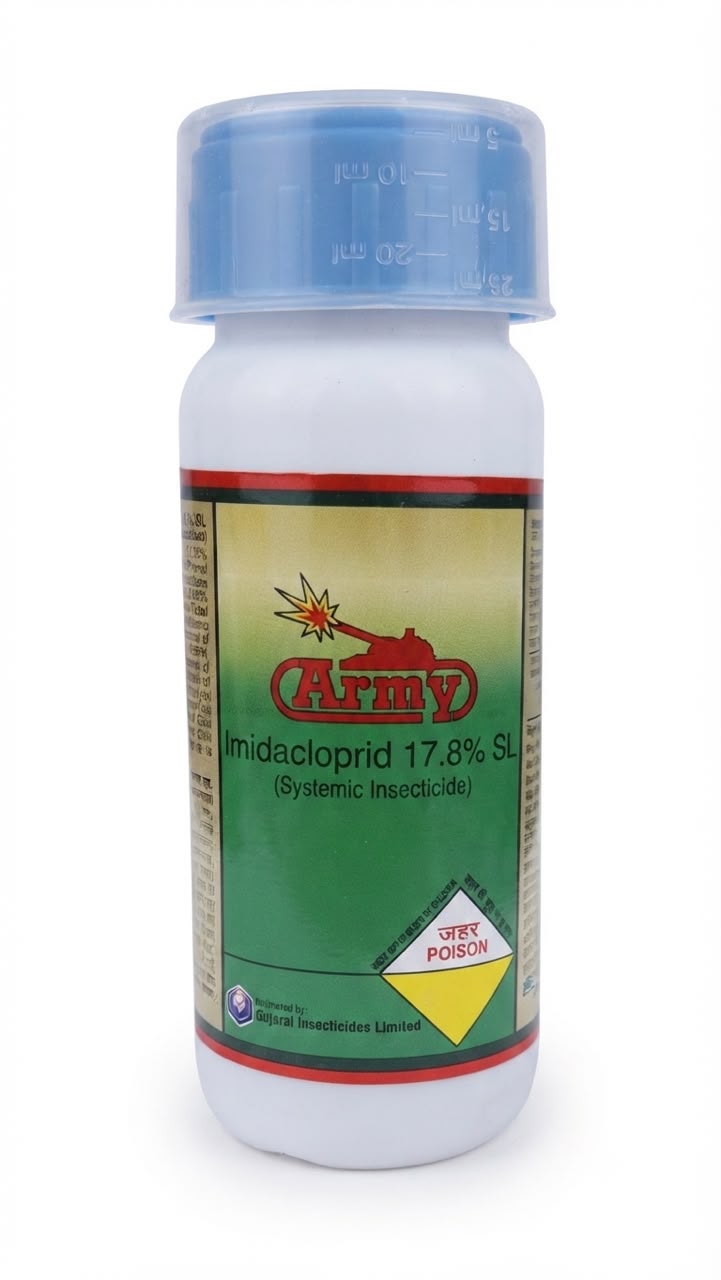 ARMY - IMDACLOPRID 17.8% SL - Gujrat Insecticides Limited - Subsidiary Gharda Chemicals