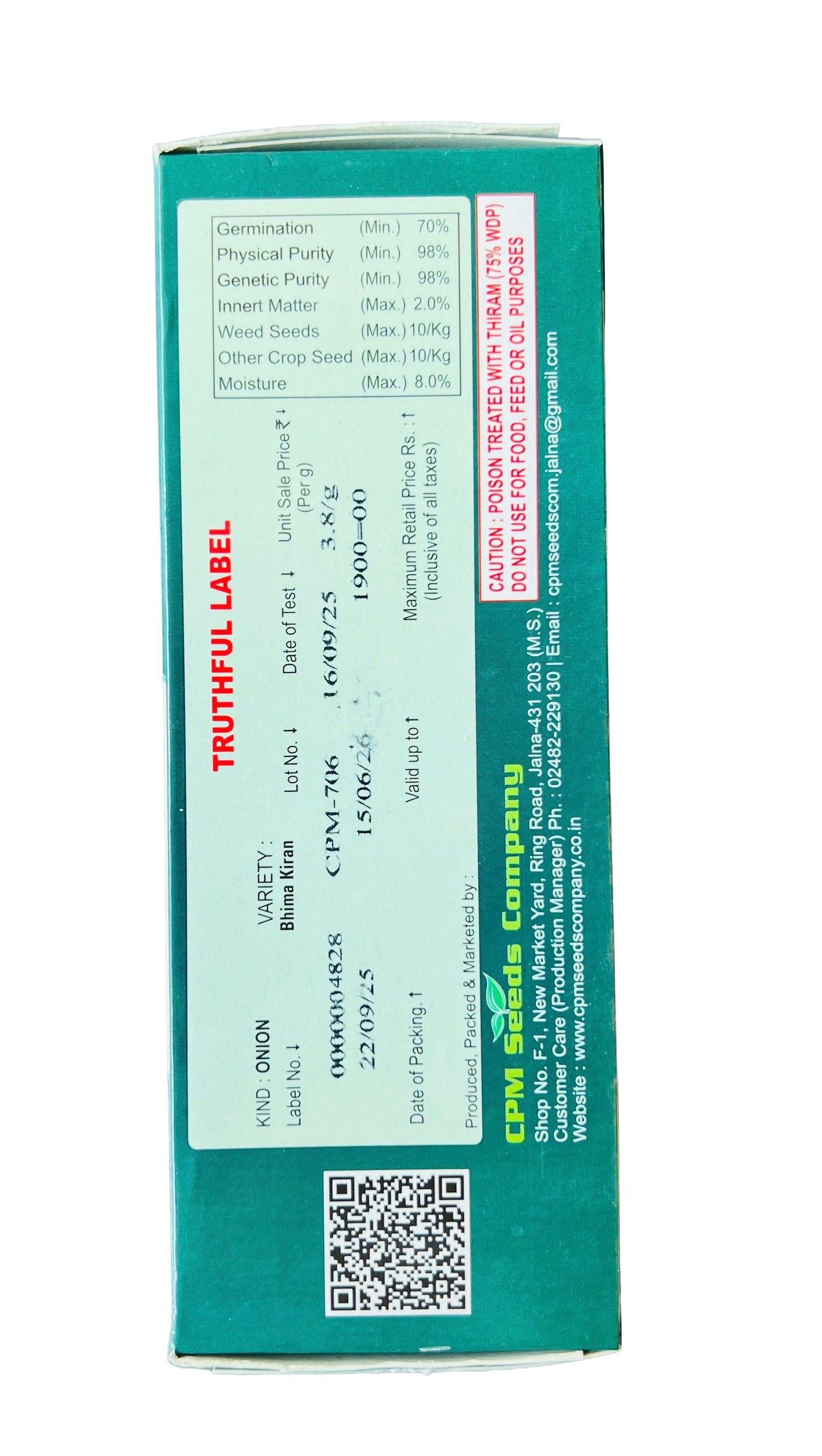 Bhima Kiran Light Red Onion Seeds