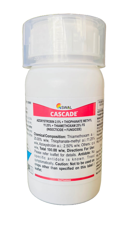 CASCADE - Seed Treatment - By SWAL - Azoxystrobin 2.5% + Thiophanate Methyl 11.25% + Thiamethoxam 25% FS